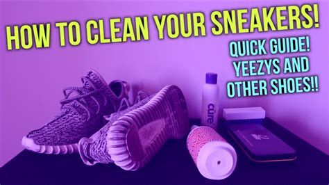 how to clean yeezys shoes.